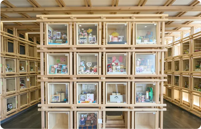 봉안당에서 친구들과 함께하는 공간